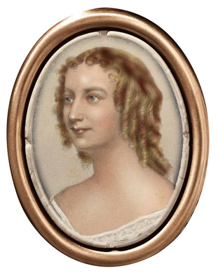 Portrait of Anna Cora Mowatt, circa 1861