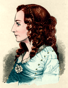 Illustration of Anna Cora Mowatt from Modern Standard Drama, 1846