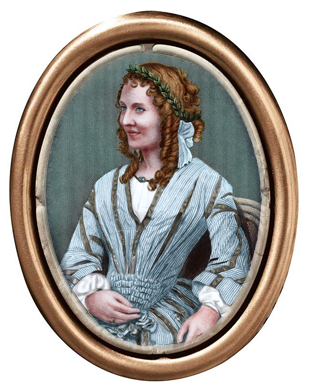 Portrait of Anna Cora Mowatt, circa 1850