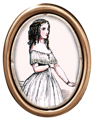 Mowatt as Pauline in "Lady of Lyons" 1848