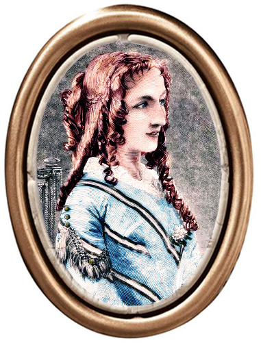 Portrait of Anna Cora Mowat, circa 1848