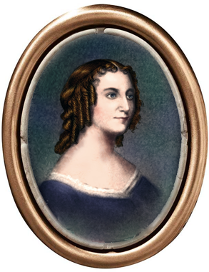 Portrait of Anna Cora Mowatt Ritchie