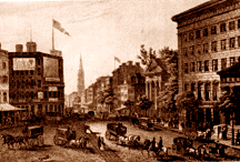 Broadway, Circa 1850