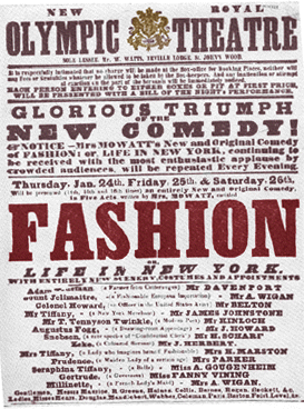 Playbill for Fashion