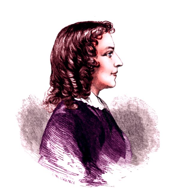 Anna Cora Mowatt Ritchie, circa 1854