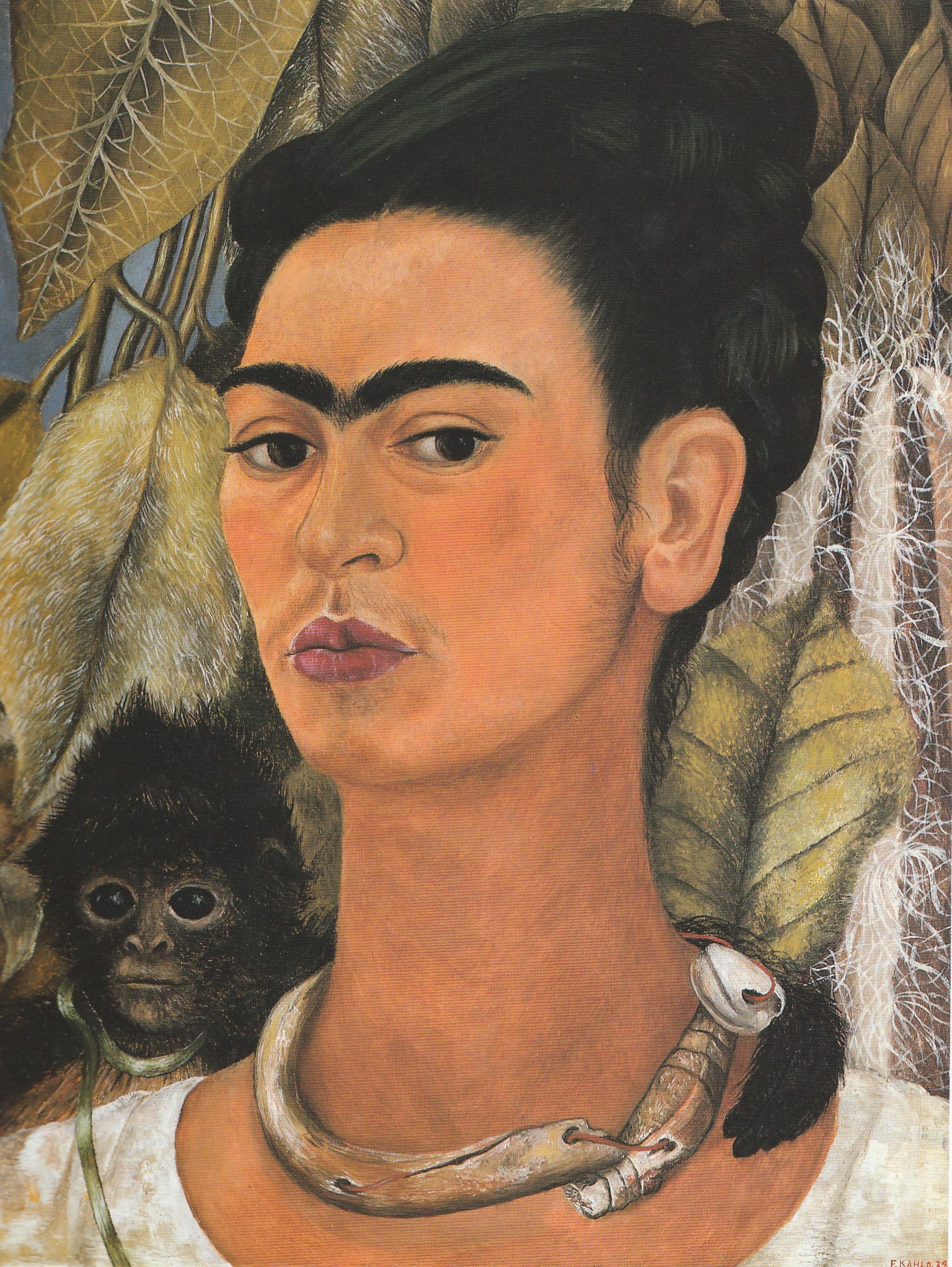 Self-Portrait with Monkey -1938