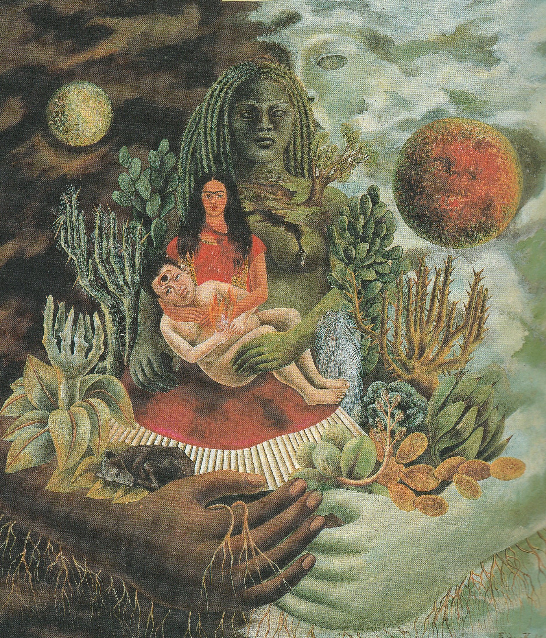 The Love Embrace of the Universe, the Earth (Mexico), Me, Diego, and Mr. Xolotl 1949