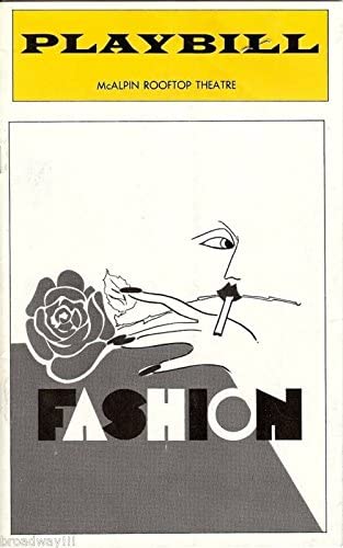 Playbill for 1974 Musical Adaptation of "Fashion"