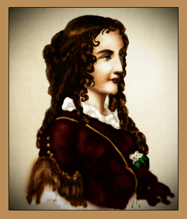 Colorized picture of Anna Cora Mowatt