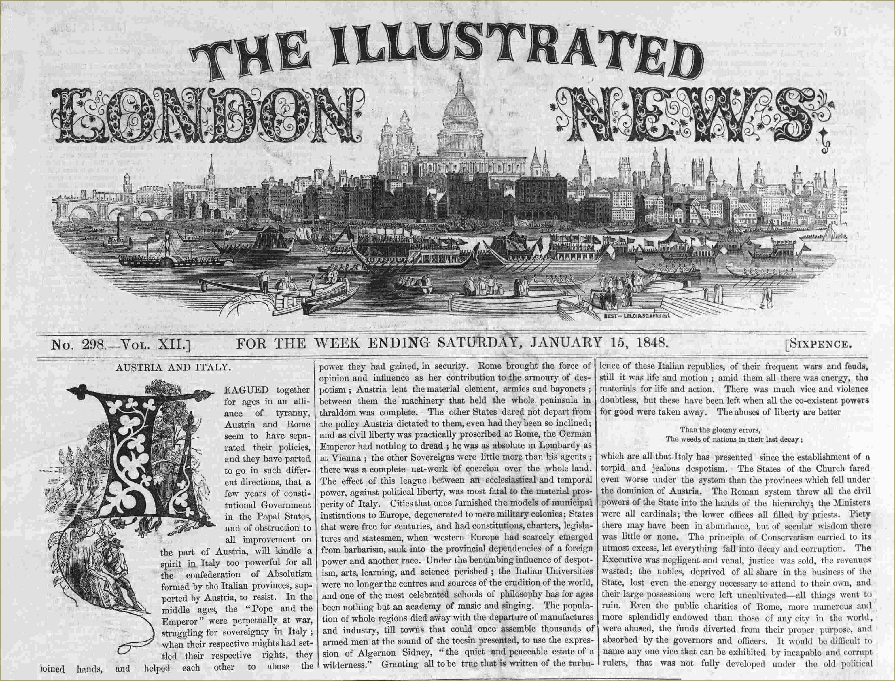 Illustrated London News Masthead