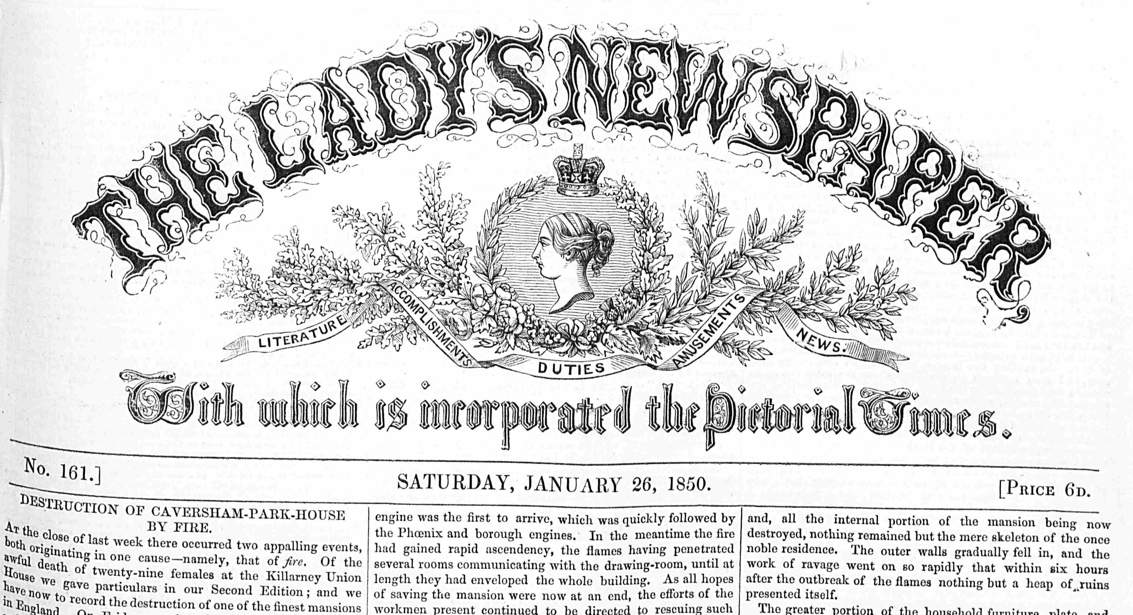The Lady's Own Newspaper Masthead