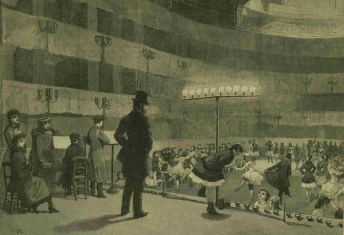 Rehearsal for a Pantomime, 1881, London