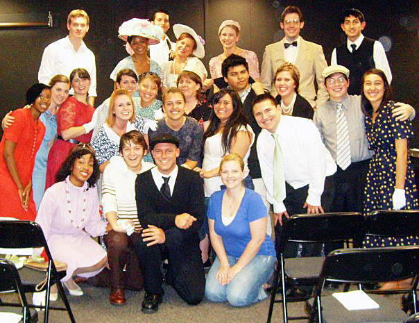 Heroic cast of "Elmer Gantry" UNT 2009